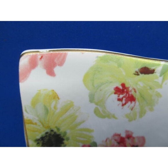 222 Fifth Georgette Rose 8" Square Plate - Picture 5 of 11